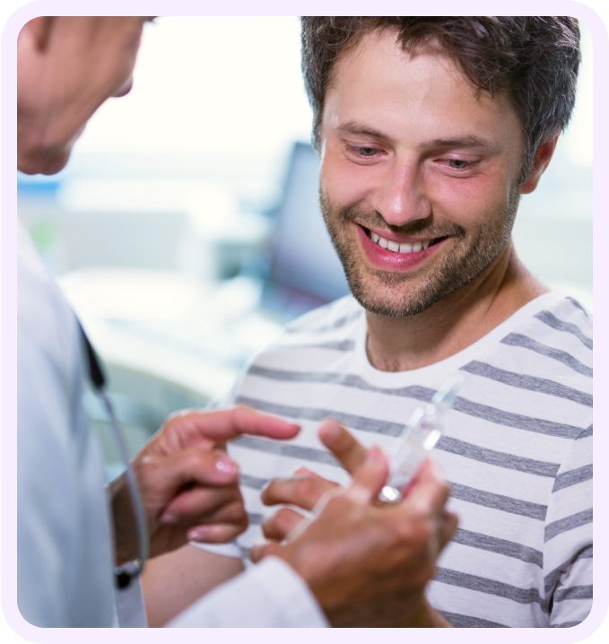 Consultation with a doctor about egg donation